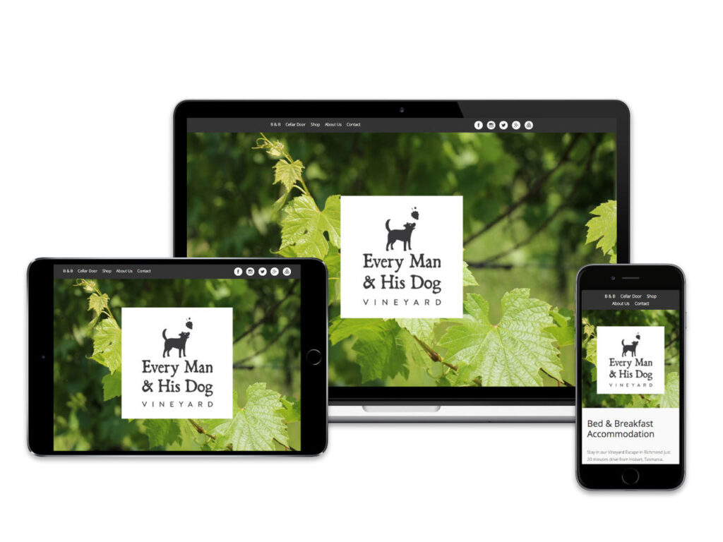 Complete Branding Package for a Tasmanian Vineyard